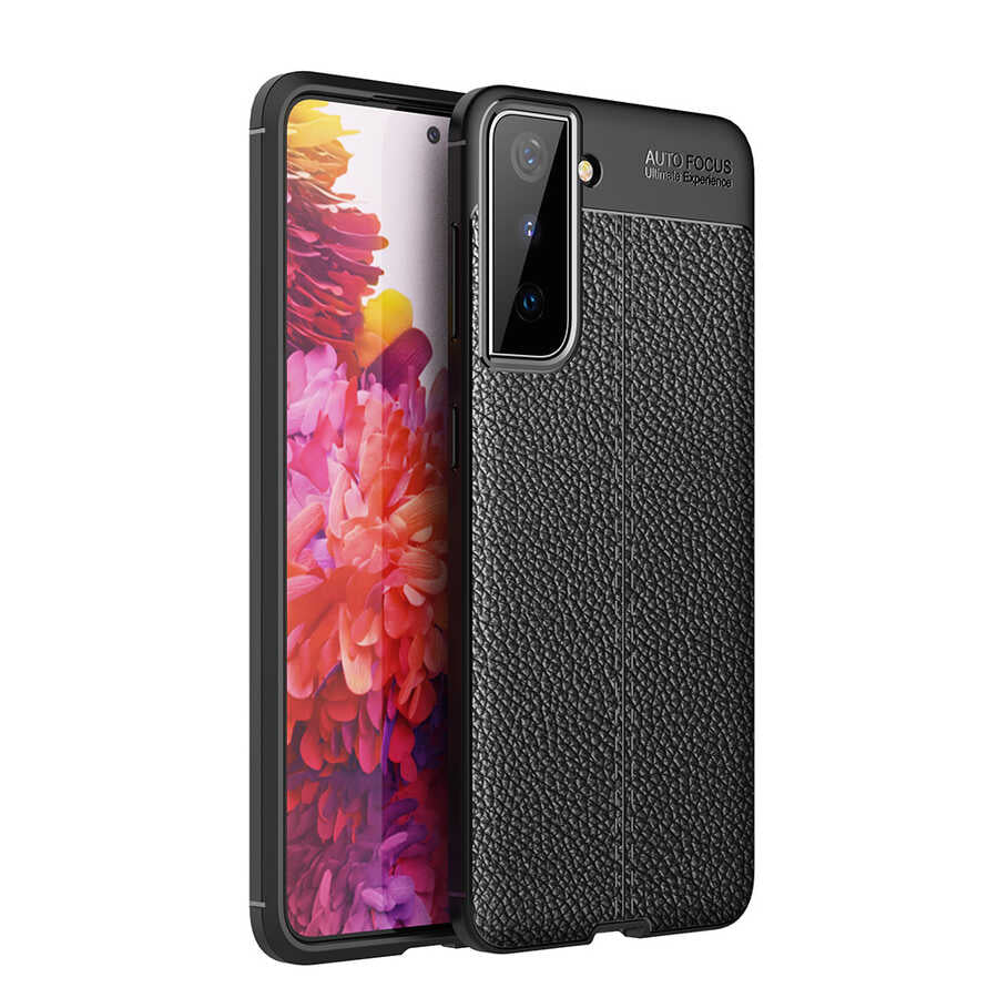 Galaxy S21 Plus Kılıf Zore Niss Silikon Kapak Siyah