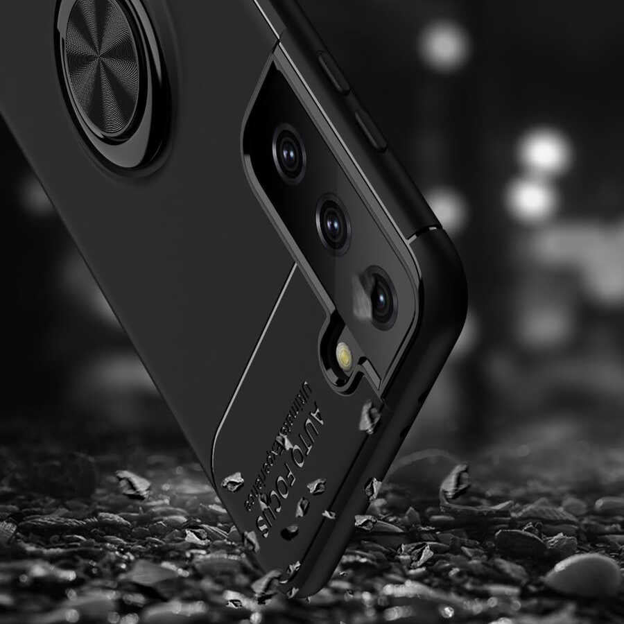 Galaxy S21 Plus Kılıf Zore Ravel Silikon Kapak Mavi