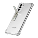Galaxy S21 Plus Kılıf Zore Standlı Süper Silikon Kapak Renksiz