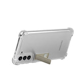 Galaxy S21 Plus Kılıf Zore Standlı Süper Silikon Kapak Renksiz