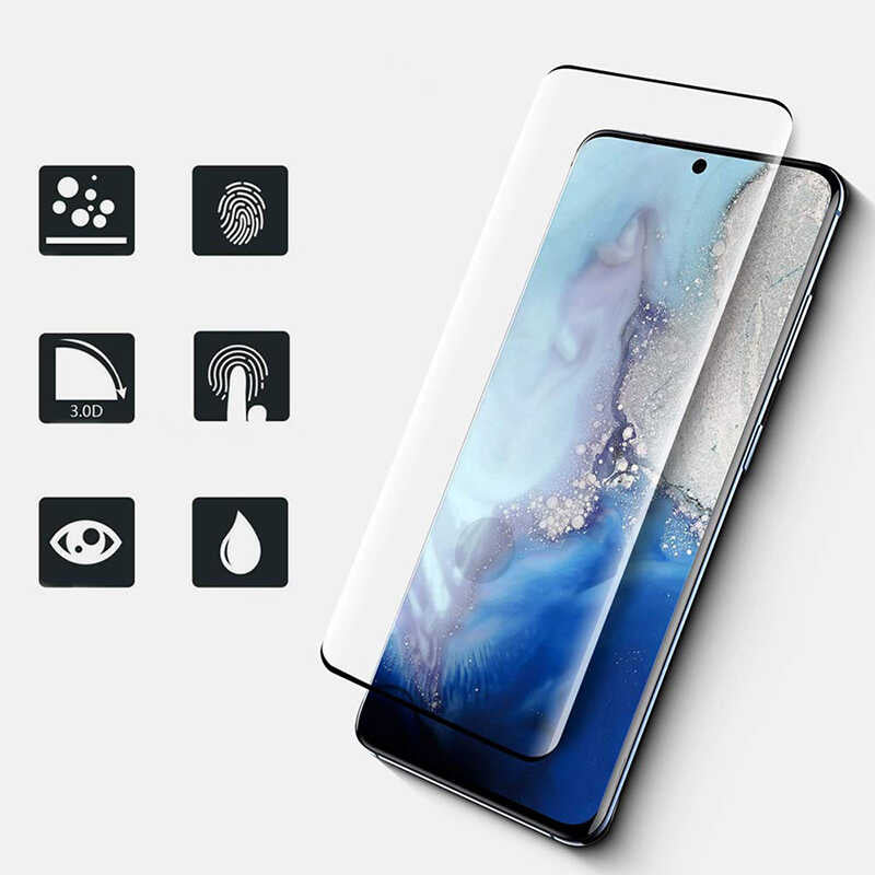 Galaxy S21 Plus Zore Süper Pet Ekran Koruyucu Jelatin Siyah