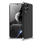 Galaxy S21 Ultra Kılıf Zore Ays Kapak Siyah-Gri