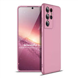 Galaxy S21 Ultra Kılıf Zore Ays Kapak Rose Gold
