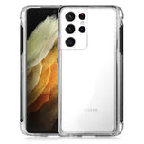 Galaxy S21 Ultra Kılıf Zore Kalem Bölmeli Süper Silikon Kapak Renksiz
