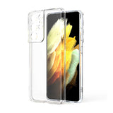 Galaxy S21 Ultra Kılıf Zore Kamera Korumalı Süper Silikon Kapak Renksiz