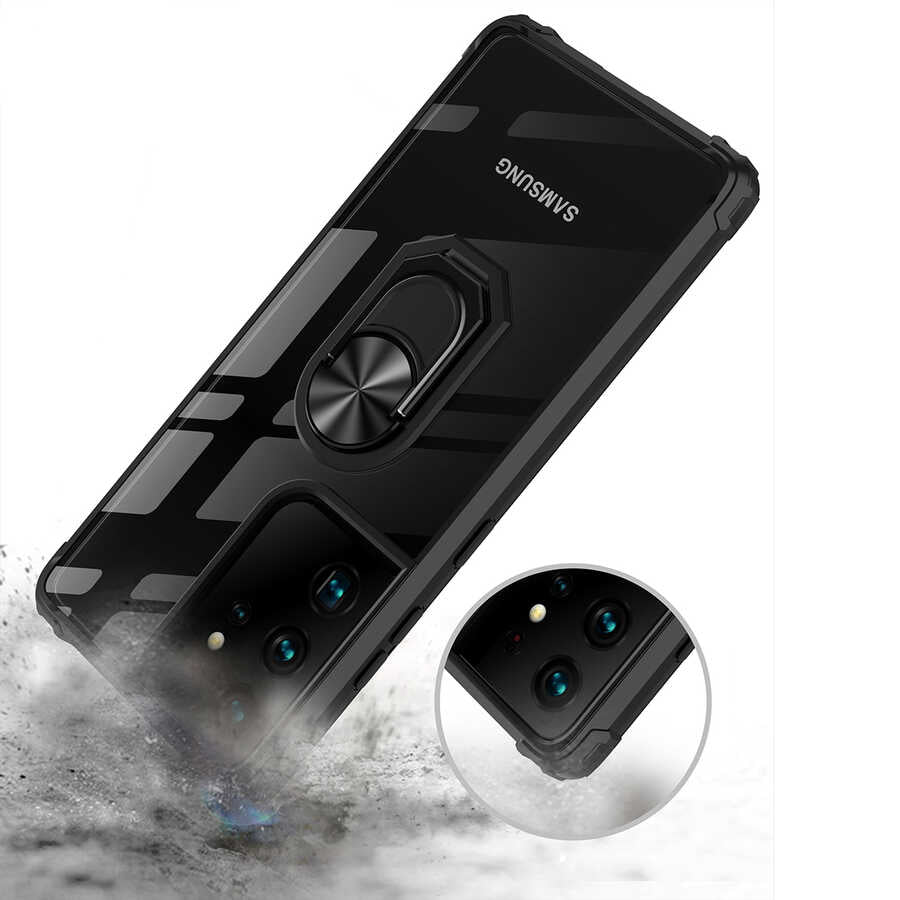 Galaxy S21 Ultra Kılıf Zore Mola Kapak Kırmızı