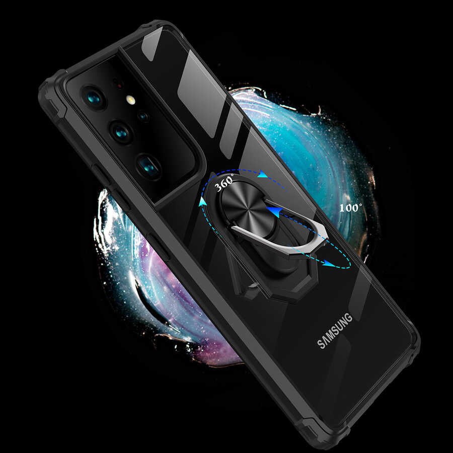 Galaxy S21 Ultra Kılıf Zore Mola Kapak Kırmızı