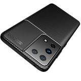 Galaxy S21 Ultra Kılıf Zore Negro Silikon Kapak Kahverengi