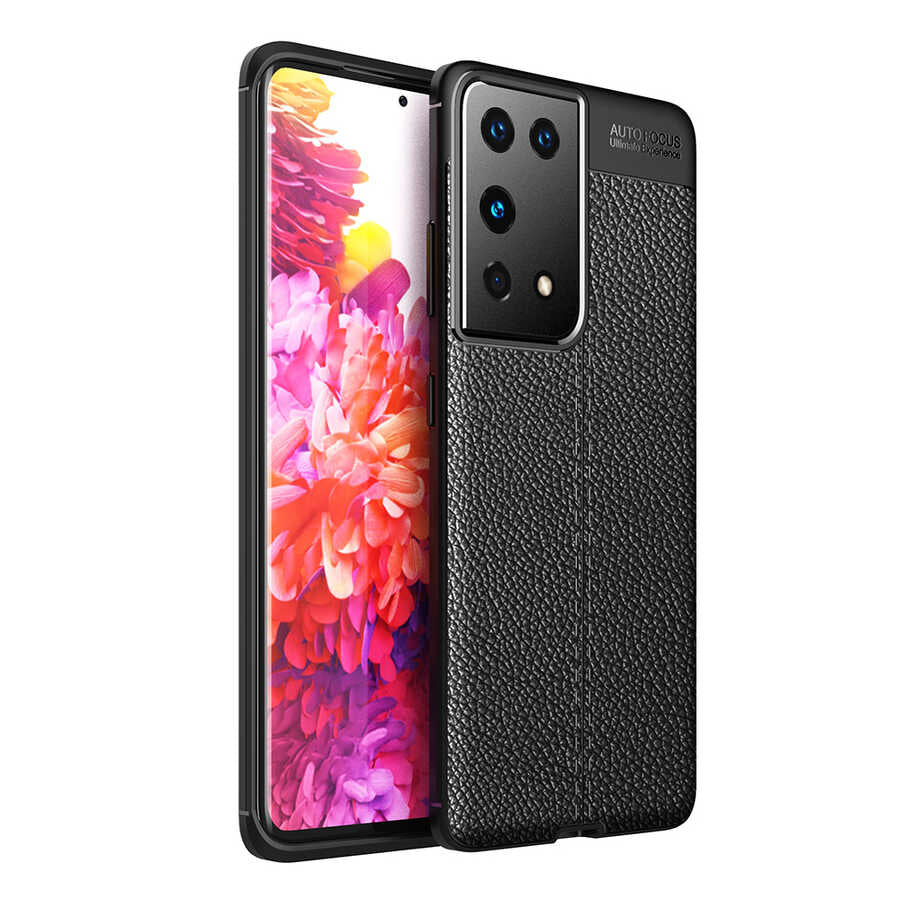 Galaxy S21 Ultra Kılıf Zore Niss Silikon Kapak Lacivert
