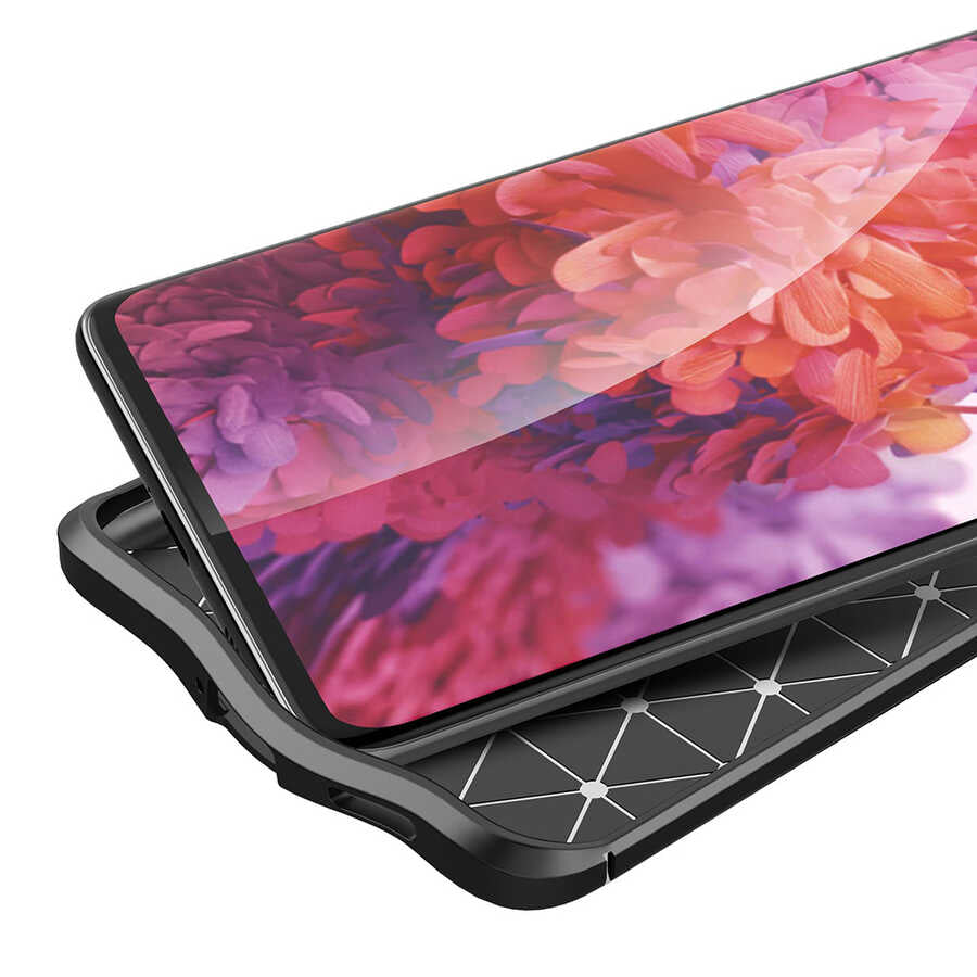 Galaxy S21 Ultra Kılıf Zore Niss Silikon Kapak Lacivert