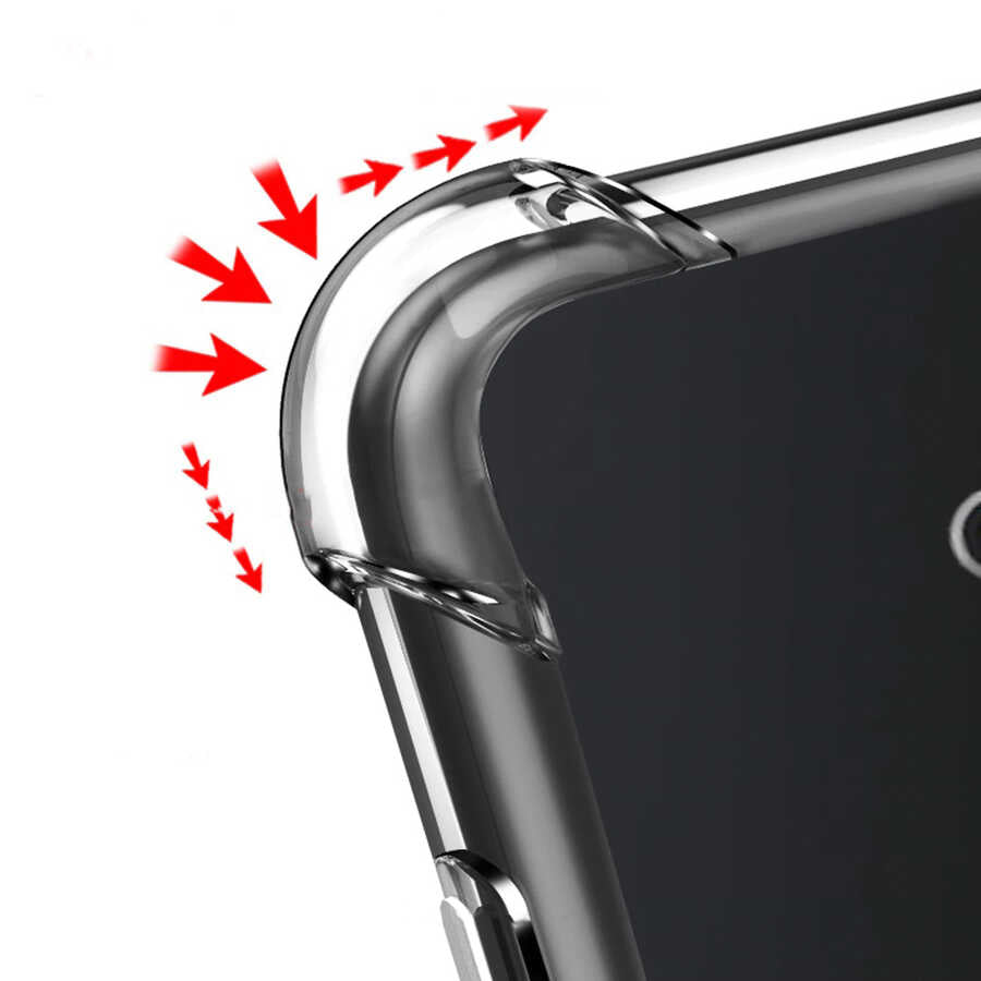 Galaxy S21 Ultra Kılıf Zore Nitro Anti Shock Silikon Renksiz