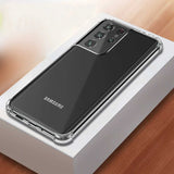 Galaxy S21 Ultra Kılıf Zore Nitro Anti Shock Silikon Renksiz