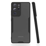 Galaxy S21 Ultra Kılıf Zore Parfe Kapak Siyah