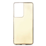 Galaxy S21 Ultra Kılıf Zore Premier Silikon Kapak Gold
