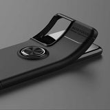 Galaxy S21 Ultra Kılıf Zore Ravel Silikon Kapak Siyah-Mavi