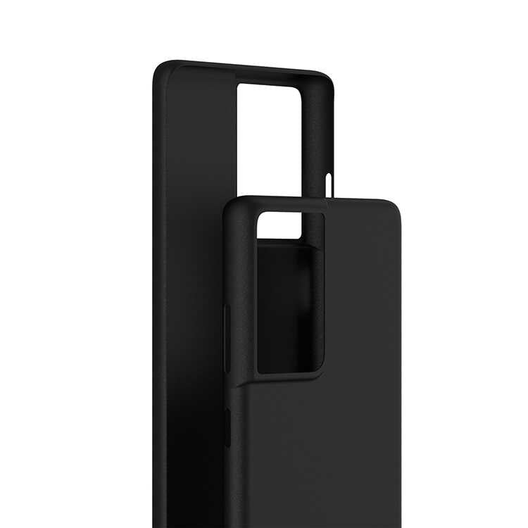 Galaxy S21 Ultra Zore 1.Kalite PP Silikon Siyah