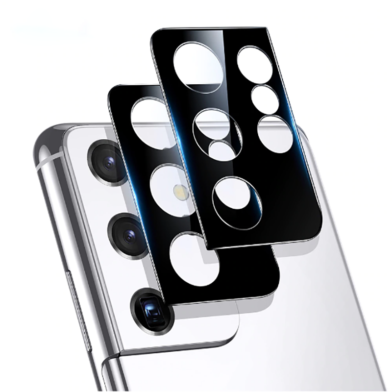 Galaxy S21 Ultra Zore 3D Kamera Camı Siyah
