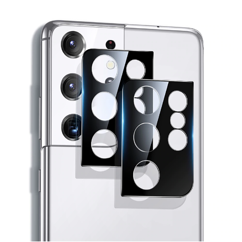 Galaxy S21 Ultra Zore 3D Kamera Camı Siyah