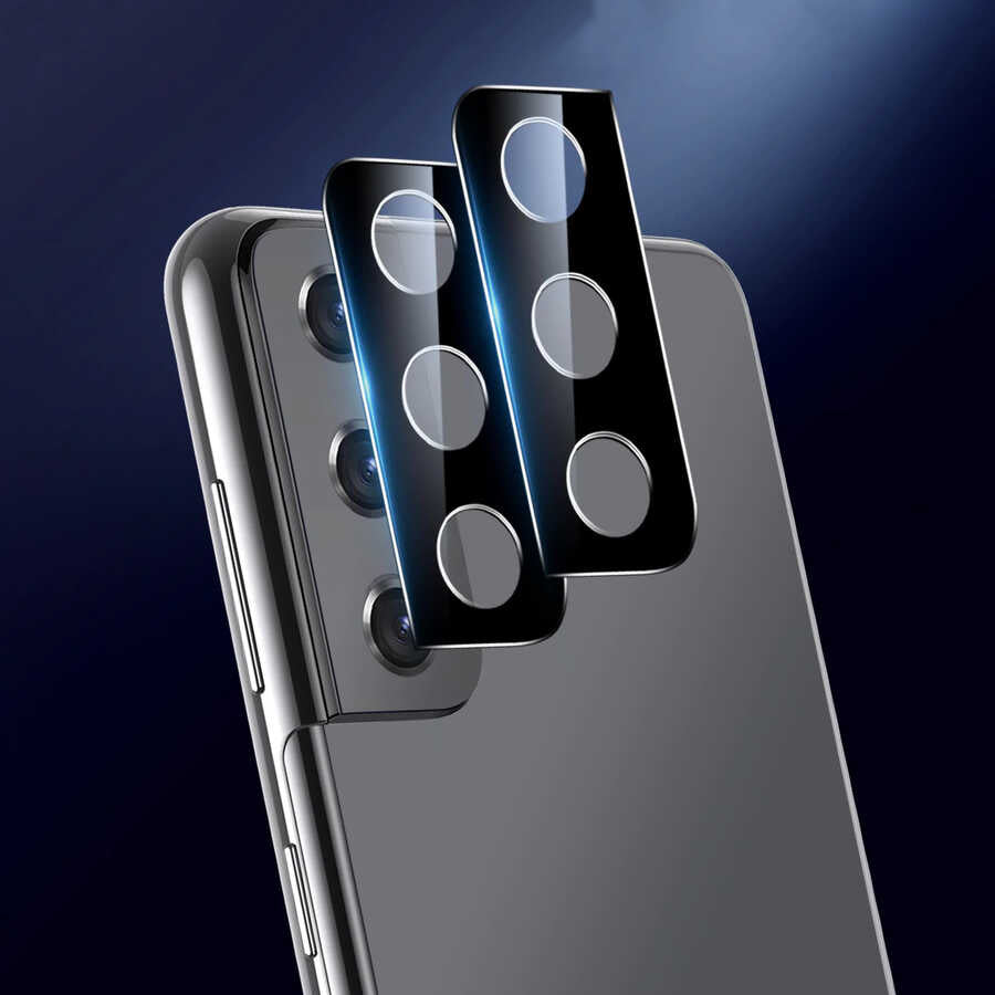 Galaxy S21 Ultra Zore 3D Kamera Camı Siyah