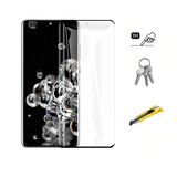 Galaxy S21 Ultra Zore Süper Pet Ekran Koruyucu Jelatin Siyah