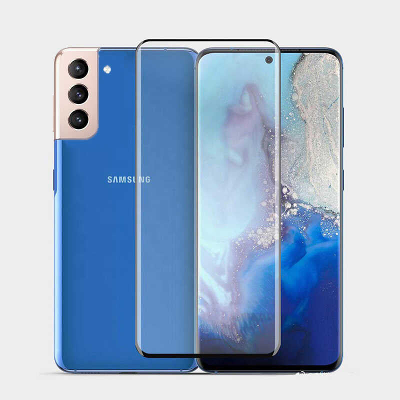 Galaxy S21 Zore Süper Pet Ekran Koruyucu Jelatin Siyah
