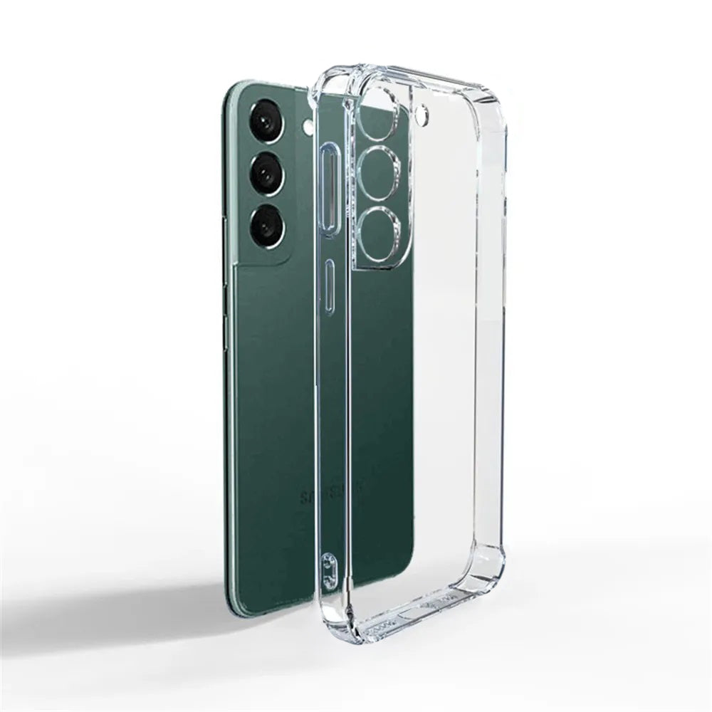Galaxy S22 Kılıf Zore 2mm Anti Shock Silikon Renksiz