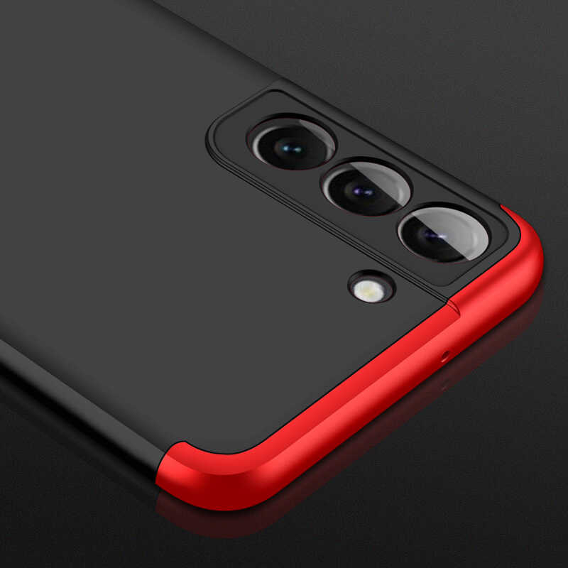 Galaxy S22 Kılıf Zore Ays Kapak Kırmızı