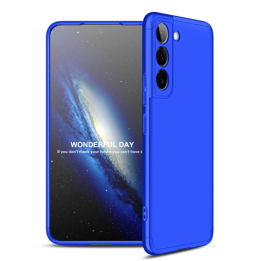 Galaxy S22 Kılıf Zore Ays Kapak Siyah-Gri