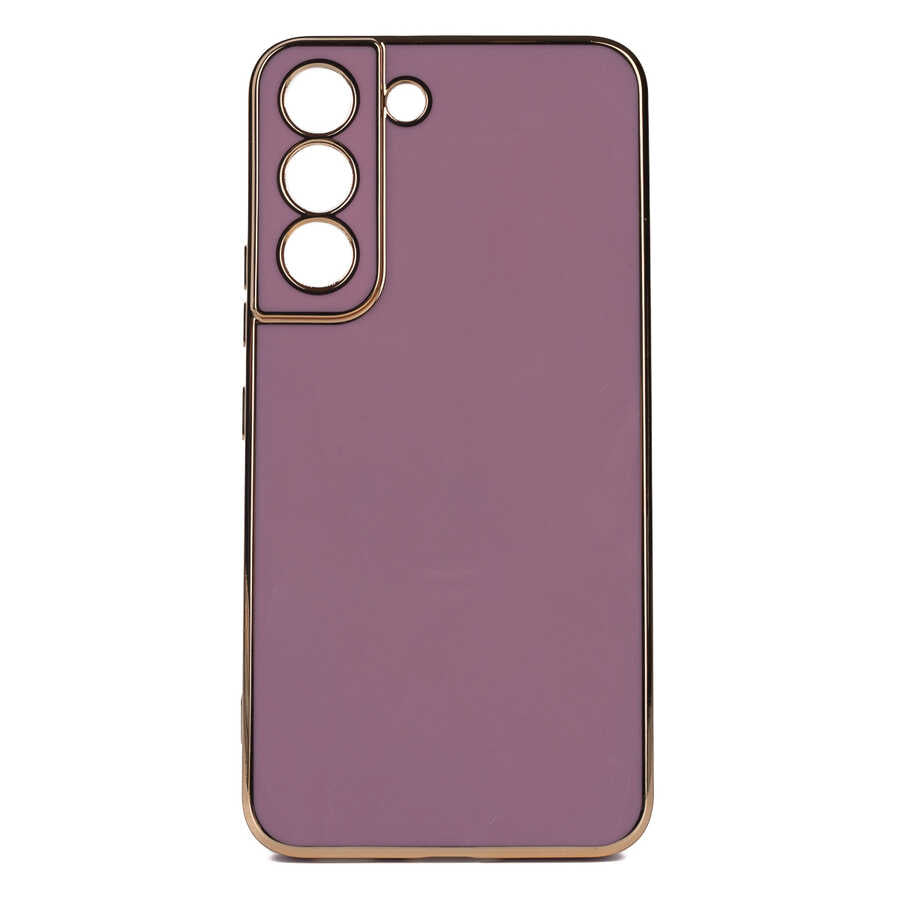 Galaxy S22 Kılıf Zore Bark Kapak Mor