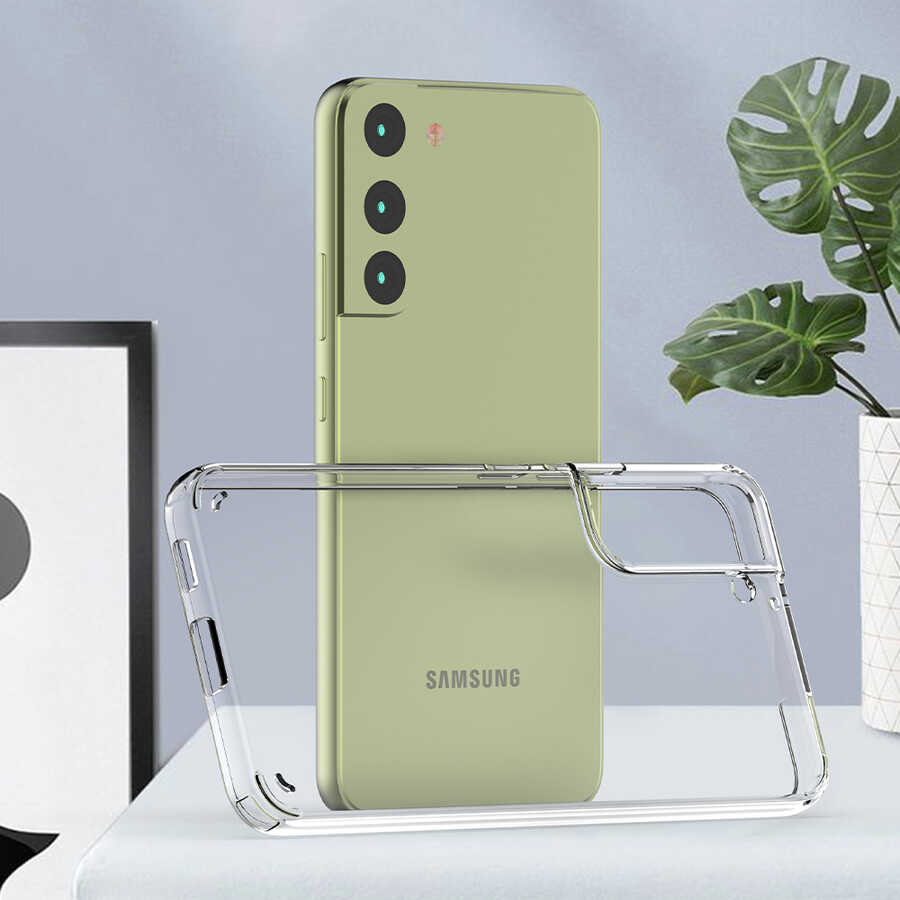Galaxy S22 Kılıf Zore Coss Kapak Renksiz