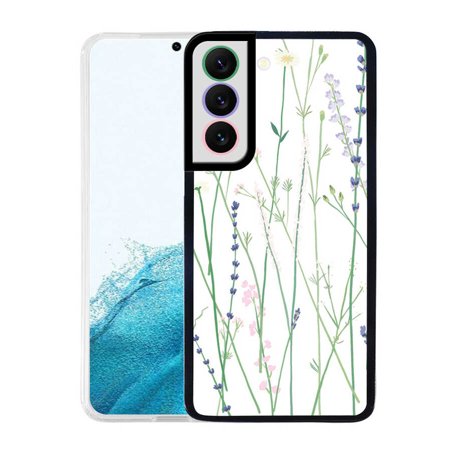 Galaxy S22 Kılıf Zore M-Fit Desenli Kapak Butterfly No3