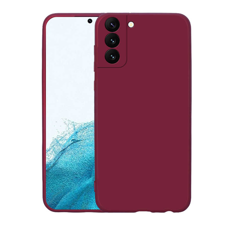 Galaxy S22 Kılıf Zore Mara Lansman Kapak Koyu Mor