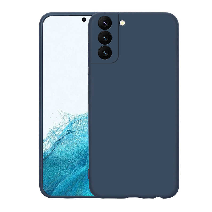 Galaxy S22 Kılıf Zore Mara Lansman Kapak Lacivert