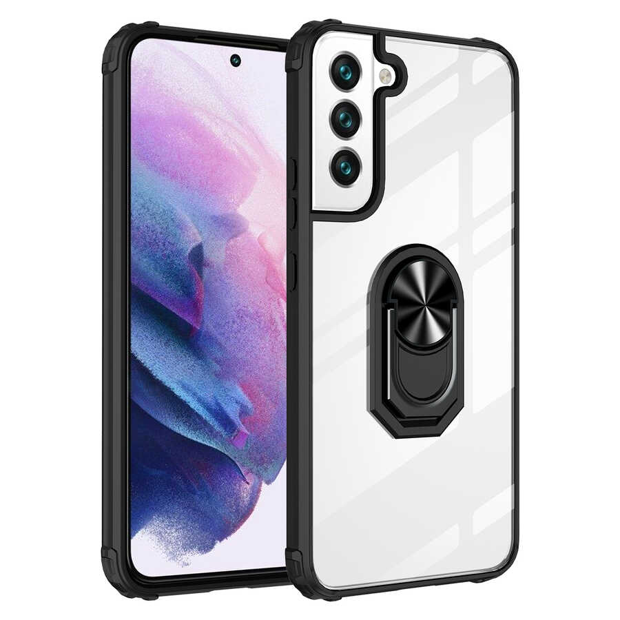 Galaxy S22 Kılıf Zore Mola Kapak Siyah