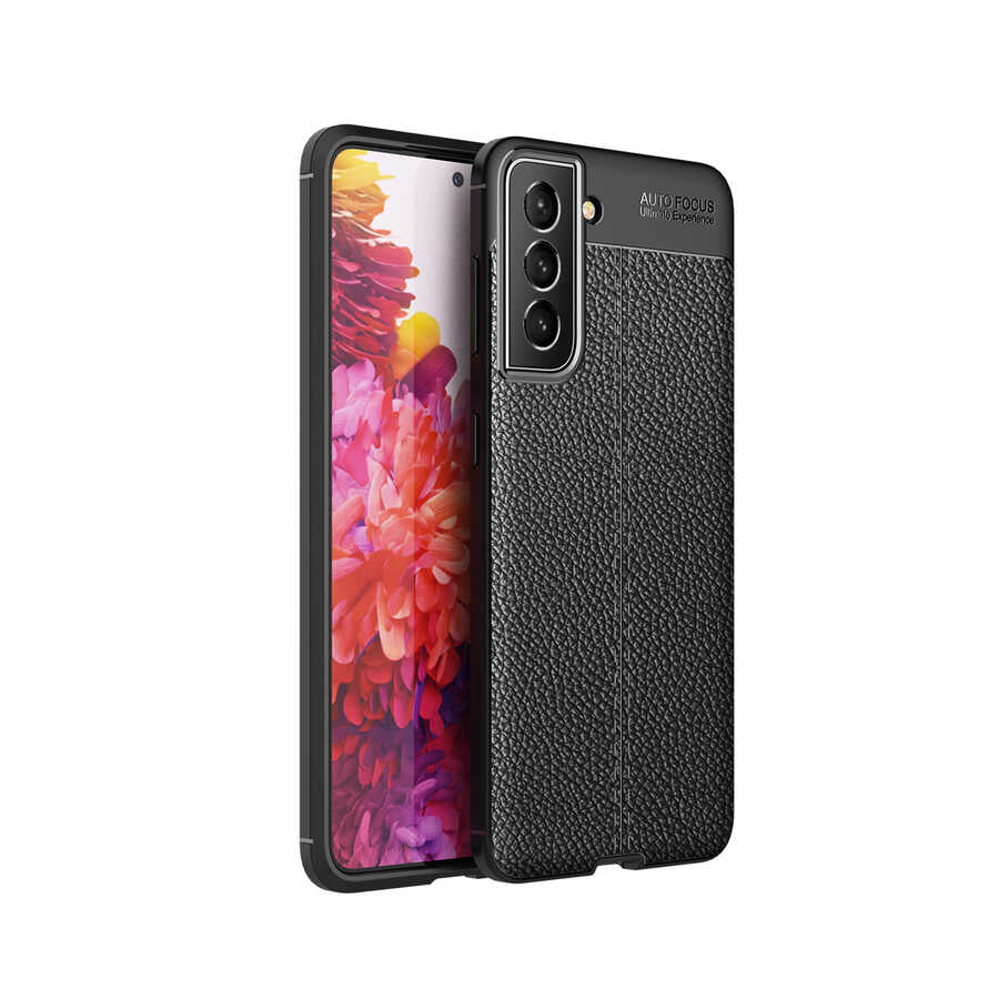 Galaxy S22 Kılıf Zore Niss Silikon Kapak Siyah
