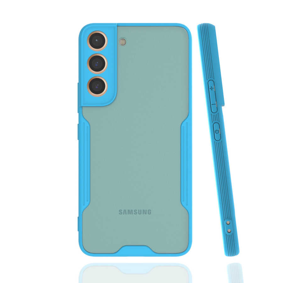 Galaxy S22 Kılıf Zore Parfe Kapak Sarı