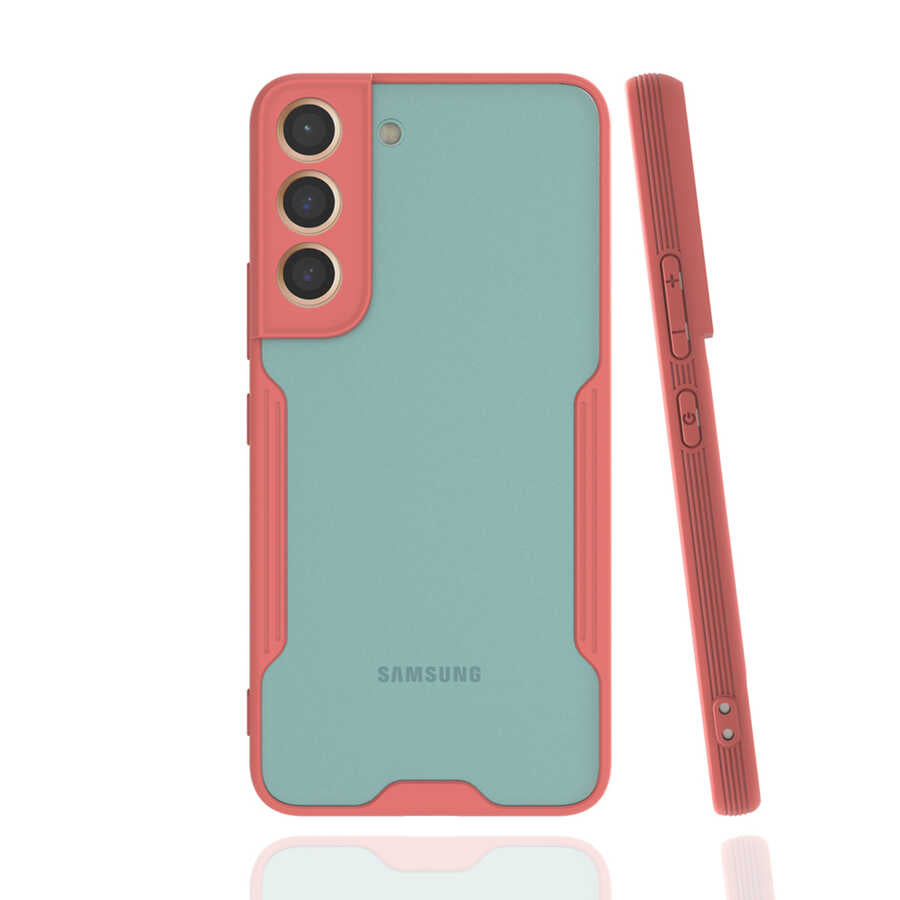 Galaxy S22 Kılıf Zore Parfe Kapak Pembe