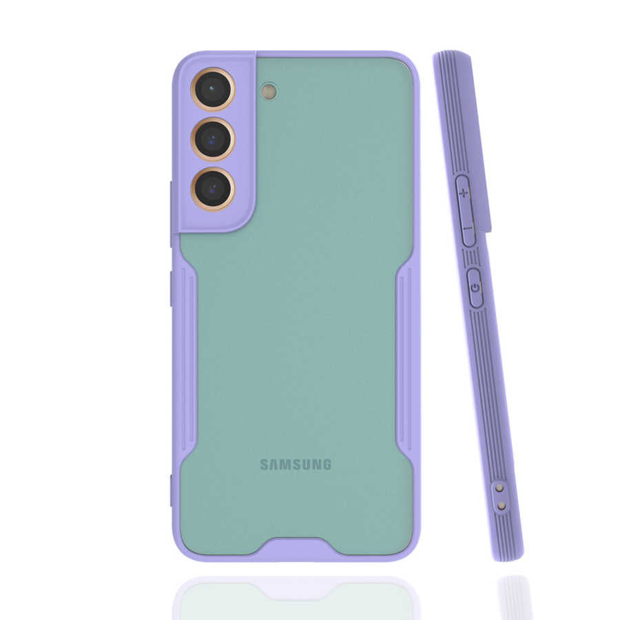 Galaxy S22 Kılıf Zore Parfe Kapak Mor