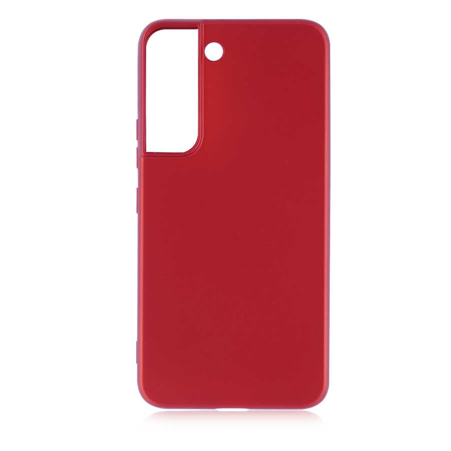 Galaxy S22 Kılıf Zore Premier Silikon Kapak Kırmızı