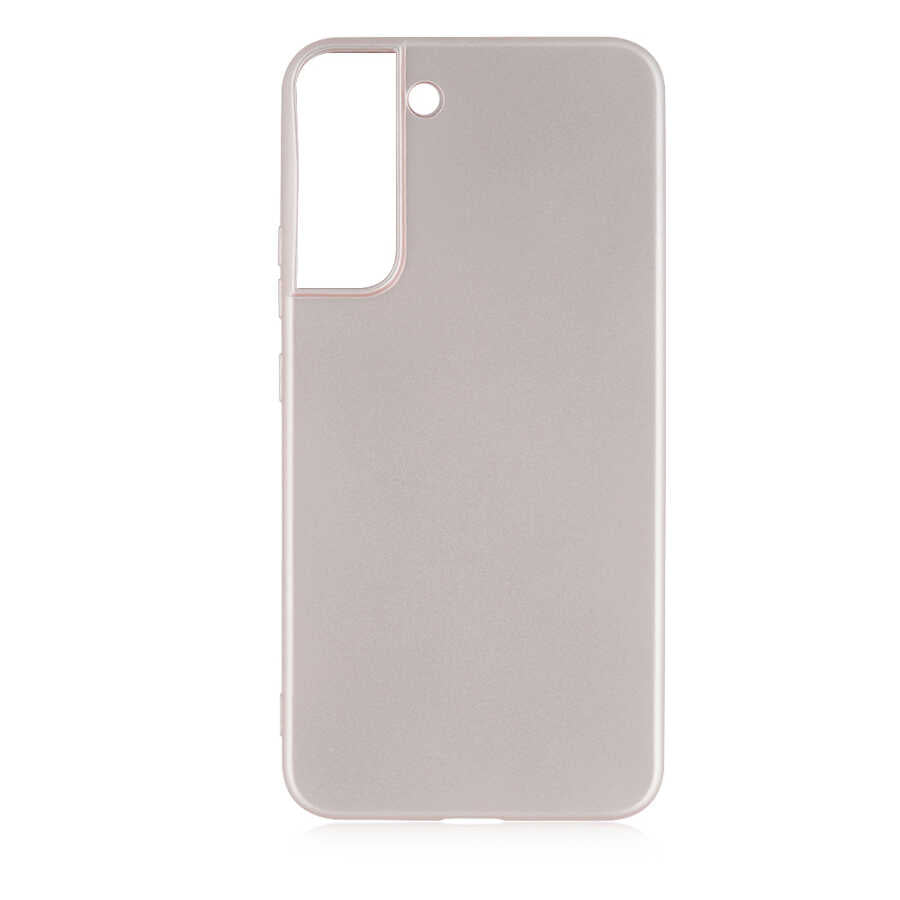 Galaxy S22 Kılıf Zore Premier Silikon Kapak Gold