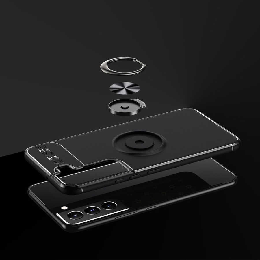 Galaxy S22 Kılıf Zore Ravel Silikon Kapak Mavi