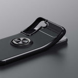 Galaxy S22 Kılıf Zore Ravel Silikon Kapak Kırmızı