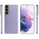 Galaxy S22 Kılıf Zore Süper Silikon Kapak Renksiz