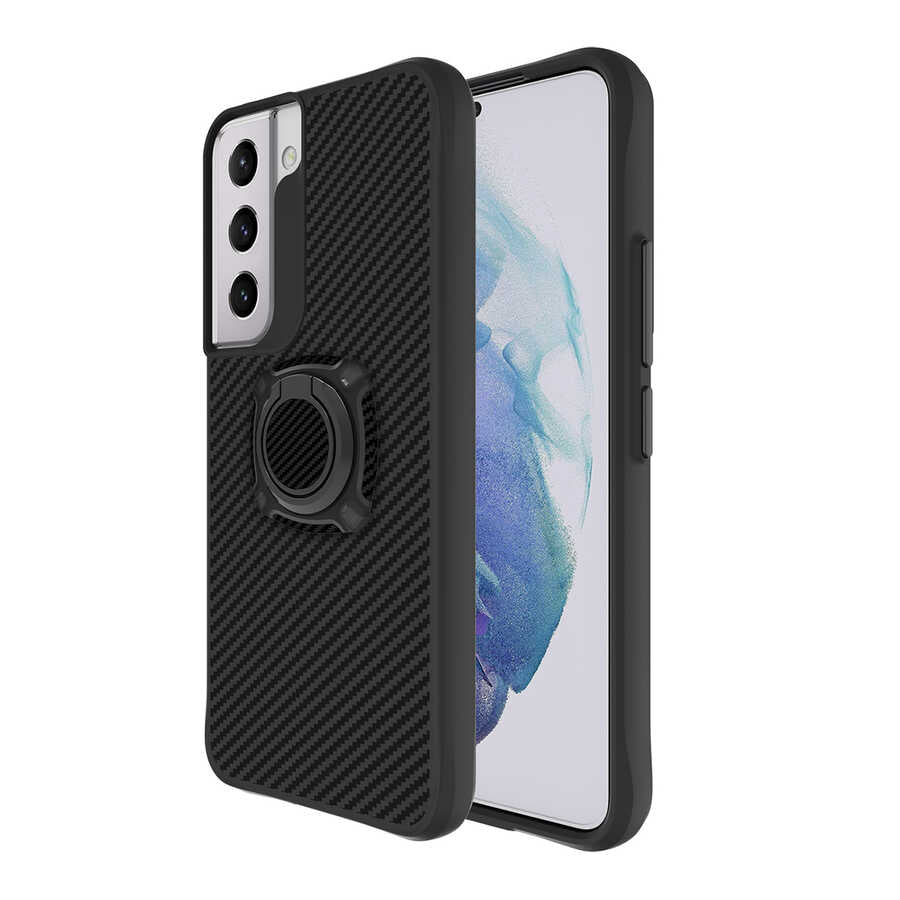 Galaxy S22 Kılıf Zore Timo Kapak Siyah
