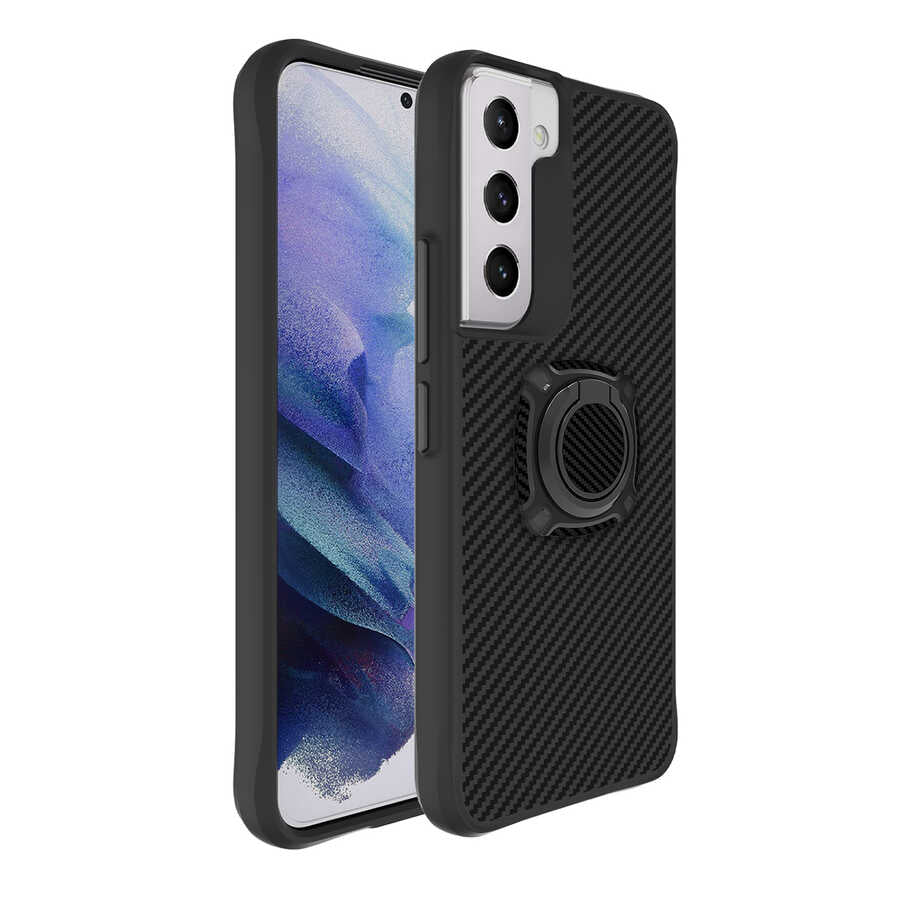Galaxy S22 Kılıf Zore Timo Kapak Siyah
