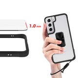 Galaxy S22 Kılıf Zore V-Bax Kapak Siyah