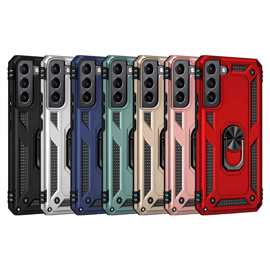 Galaxy S22 Kılıf Zore Vega Kapak Siyah