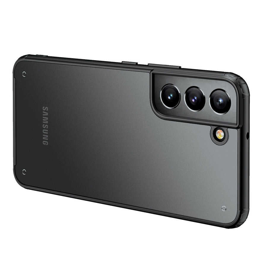 Galaxy S22 Kılıf Zore Volks Kapak Siyah