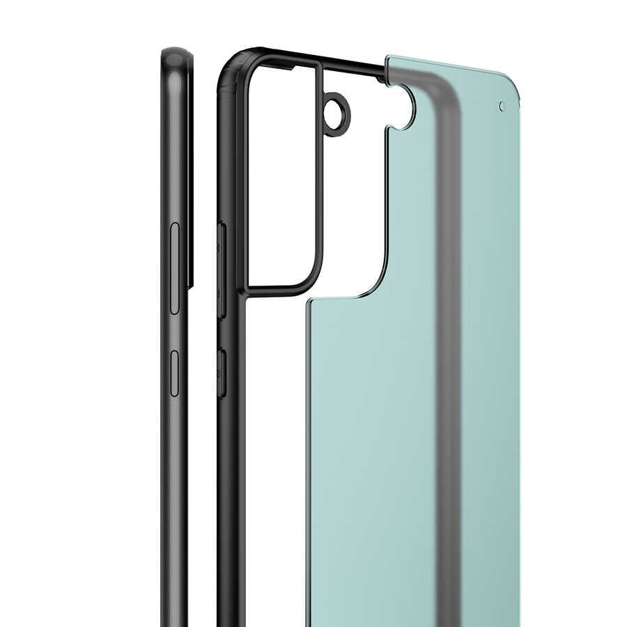 Galaxy S22 Kılıf Zore Volks Kapak Siyah