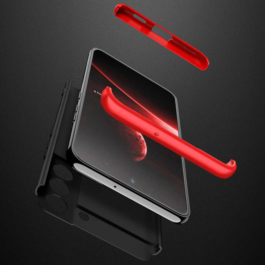 Galaxy S22 Plus Kılıf Zore Ays Kapak Siyah-Mavi